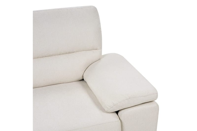 3-sitssoffa Vogar Beige, svart - Beige, svart - Möbler - Soffa - 3 sits soffa