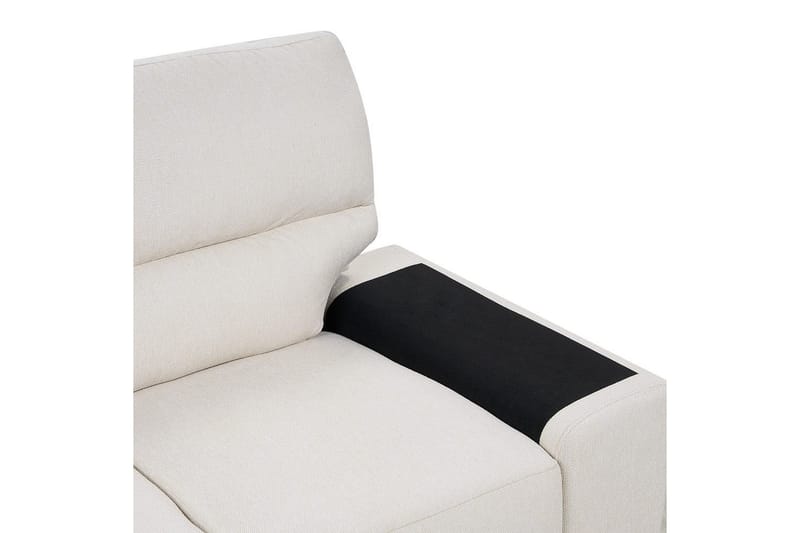 3-sitssoffa Vogar Beige, svart - Beige, svart - Möbler - Soffa - 3 sits soffa