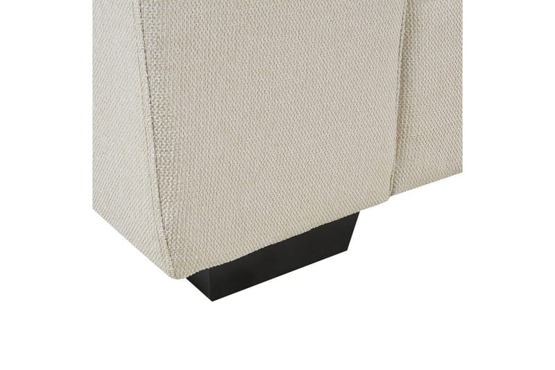 3-sitssoffa Vogar Beige, svart - Beige, svart - Möbler - Soffa - 3 sits soffa