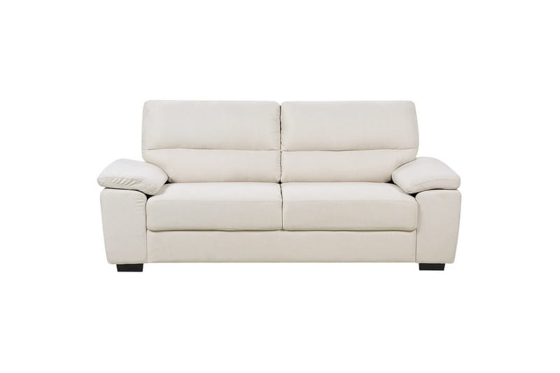 3-sitssoffa Vogar Beige, svart - Beige, svart - Möbler - Soffa - 3 sits soffa