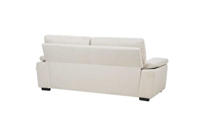3-sitssoffa Vogar Beige, svart - Beige, svart - Möbler - Soffa - 3 sits soffa