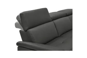 3-sitssoffa Pareli Svart, PU, Elektrisk vilstol - Svart, PU, Elektrisk vilstol - Möbler - Soffa - 3 sits soffa