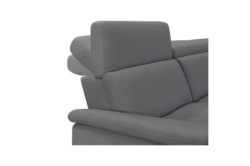 3-sitssoffa Pareli Grå, Sunday tyg, Manuell vilstol - Grå, Sunday tyg, Manuell vilstol - Möbler - Soffa - 3 sits soffa