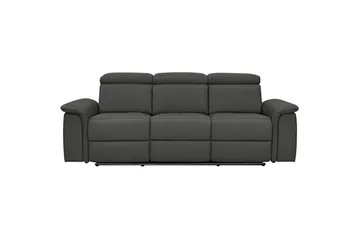 3-sitssoffa Pareli Svart, PU, Elektrisk vilstol - Svart, PU, Elektrisk vilstol - Möbler - Soffa - 3 sits soffa