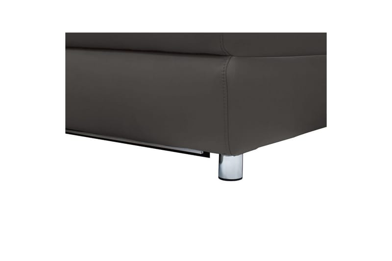 3-sitssoffa Pareli Brun, PU, Manuell vilstol - Brun, PU, Manuell vilstol - Möbler - Soffa - 3 sits soffa