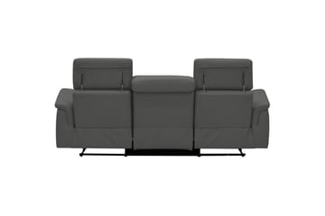 3-sitssoffa Pareli Grå, PU, Elektrisk vilstol - Grå, PU, Elektrisk vilstol - Möbler - Soffa - 3 sits soffa