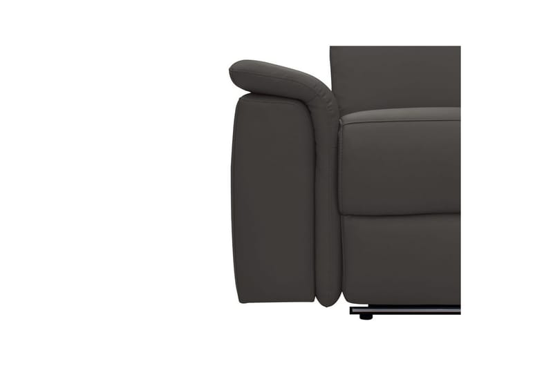 3-sitssoffa Pareli Brun, PU, Manuell vilstol - Brun, PU, Manuell vilstol - Möbler - Soffa - 3 sits soffa