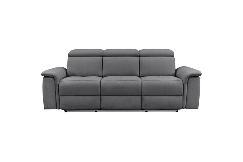 3-sitssoffa Pareli Grå, Sunday tyg, Elektrisk vilstol - Grå, Sunday tyg, Elektrisk vilstol - Möbler - Soffa - 3 sits soffa