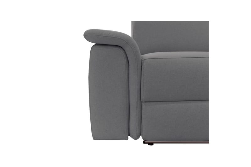 3-sitssoffa Pareli Grå, Sunday tyg, Manuell vilstol - Grå, Sunday tyg, Manuell vilstol - Möbler - Soffa - 3 sits soffa