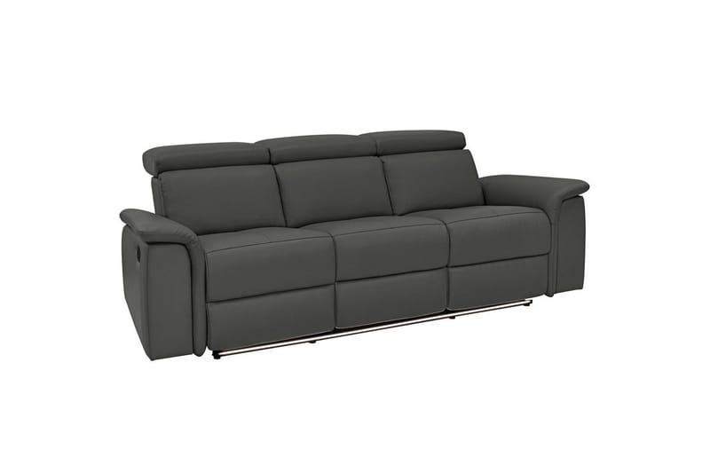 3-sitssoffa Pareli Svart, PU, Elektrisk vilstol - Svart, PU, Elektrisk vilstol - Möbler - Soffa - Biosoffa & reclinersoffa