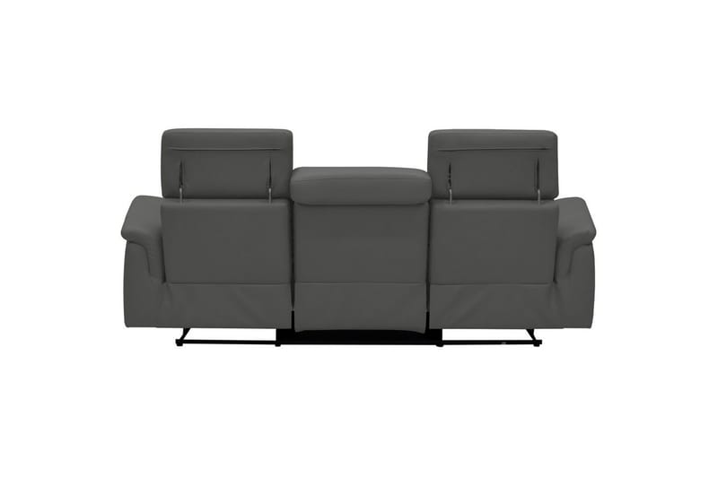 3-sitssoffa Pareli Grå, PU, Elektrisk vilstol - Grå, PU, Elektrisk vilstol - Möbler - Soffa - Biosoffa & reclinersoffa