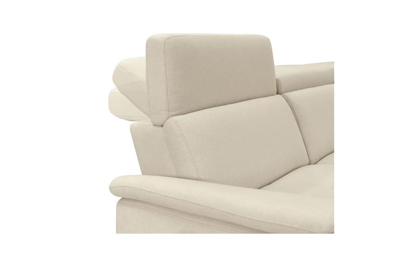 3-sitssoffa Pareli Vit, Sunday tyg, Elektrisk vilstol - Vit, Sunday tyg, Elektrisk vilstol - Möbler - Soffa - Biosoffa & reclinersoffa