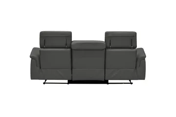 3-sitssoffa Pareli Svart, PU, Elektrisk vilstol - Svart, PU, Elektrisk vilstol - Möbler - Soffa - 3 sits soffa