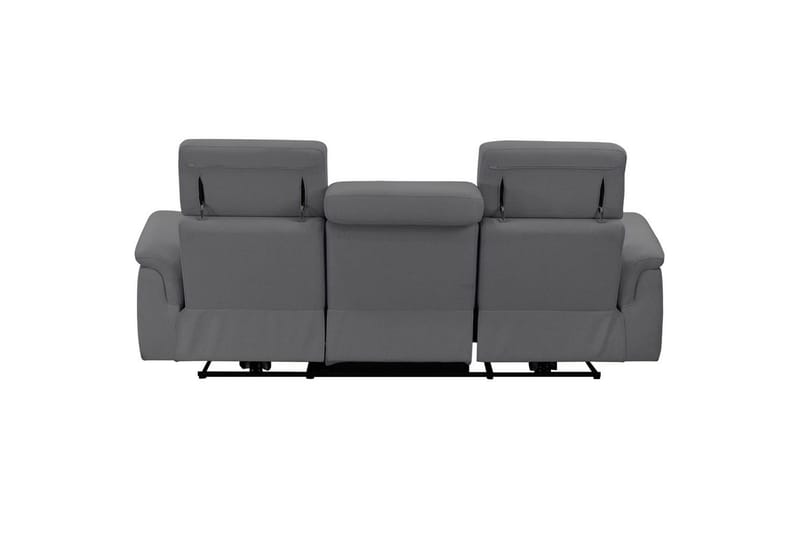 3-sitssoffa Pareli Grå, Sunday tyg, Manuell vilstol - Grå, Sunday tyg, Manuell vilstol - Möbler - Soffa - 3 sits soffa