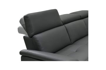 3-sitssoffa Pareli Grå, PU, Elektrisk vilstol - Grå, PU, Elektrisk vilstol - Möbler - Soffa - 3 sits soffa
