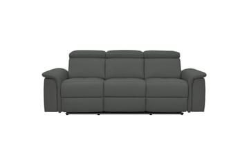 3-sitssoffa Pareli Grå, PU, Elektrisk vilstol - Grå, PU, Elektrisk vilstol - Möbler - Soffa - 3 sits soffa