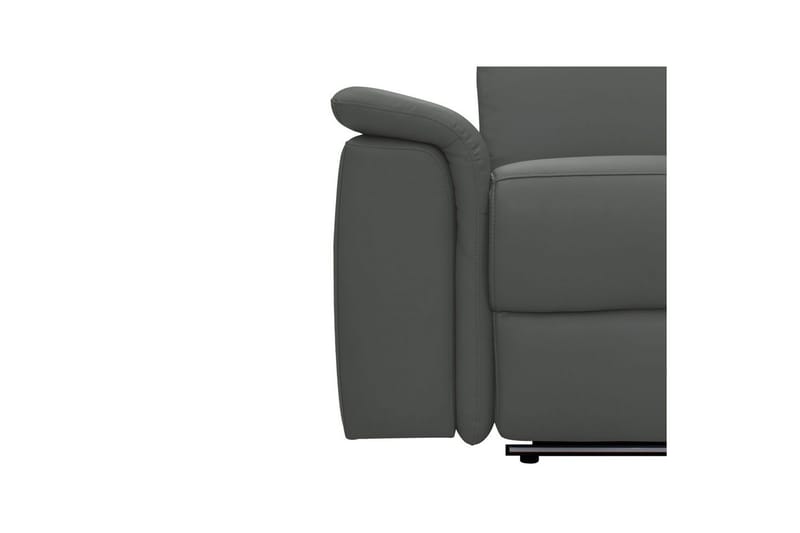 3-sitssoffa Pareli Grå, PU, Elektrisk vilstol - Grå, PU, Elektrisk vilstol - Möbler - Soffa - 3 sits soffa