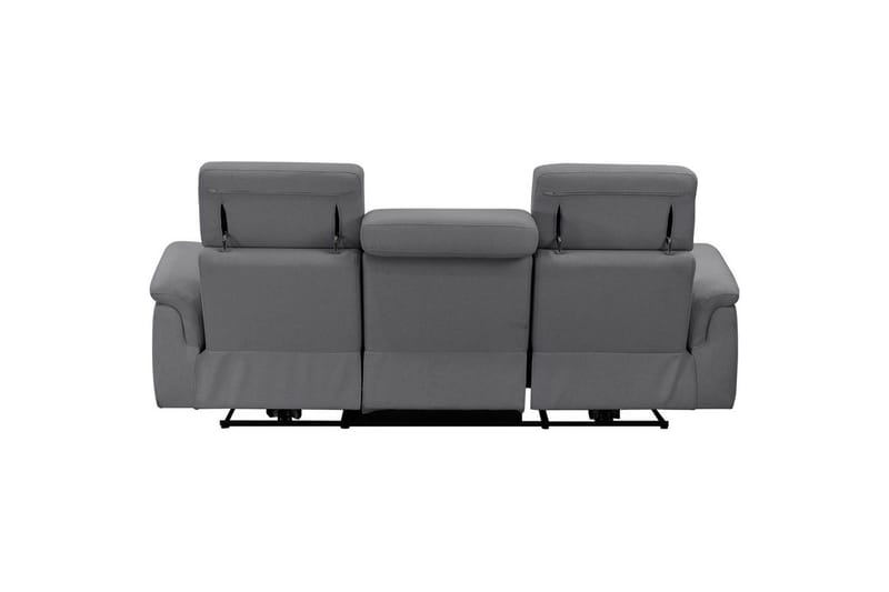 3-sitssoffa Pareli Grå, Sunday tyg, Elektrisk vilstol - Grå, Sunday tyg, Elektrisk vilstol - Möbler - Soffa - 3 sits soffa