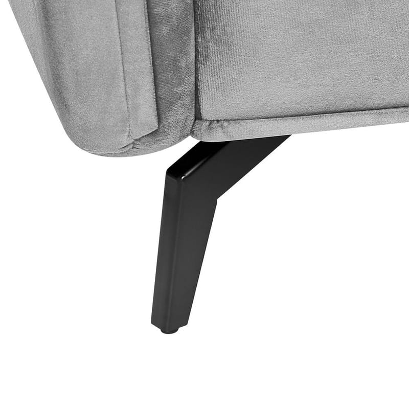 4-sits soffa Aure - Ljusgrå - Möbler - Soffa - Sammetssoffa