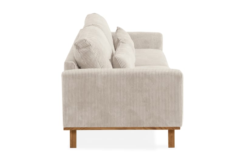 Copenhagen 4-sits Manchestersoffa - Beige - 4 sits soffa