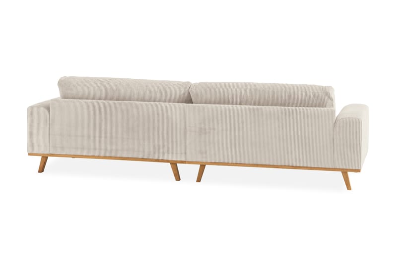 Copenhagen 4-sits Manchestersoffa - Beige - 4 sits soffa