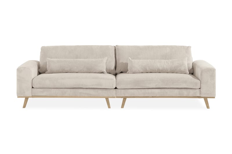 Copenhagen 4-sits Manchestersoffa - Beige - 4 sits soffa