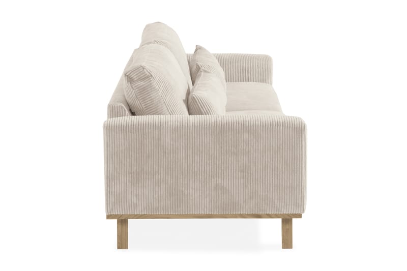 Copenhagen 4-sits Manchestersoffa - Beige - 4 sits soffa