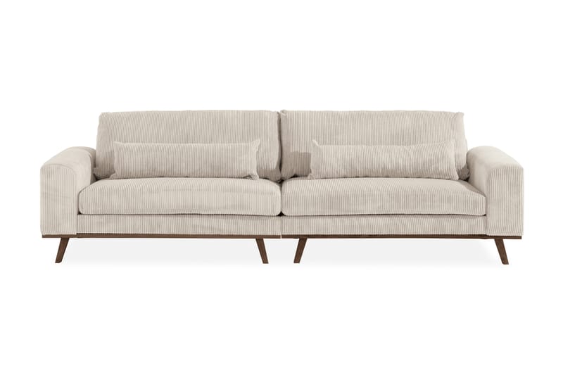 Copenhagen 4-sits Manchestersoffa - Beige - 4 sits soffa