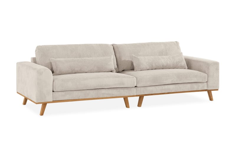 Copenhagen 4-sits Manchestersoffa - Beige - Möbler - Soffa - 4 sits soffa
