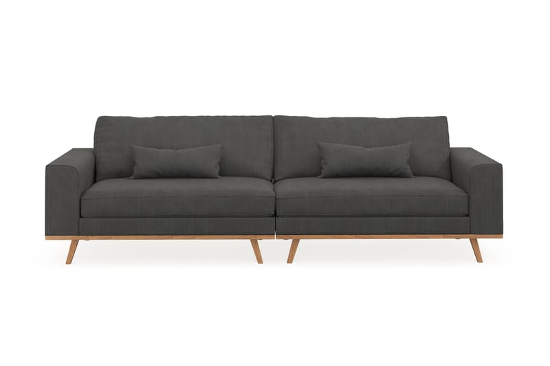 Copenhagen 4-sits Manchestersoffa - Mörkgrå - Möbler - Soffa - 4 sits soffa