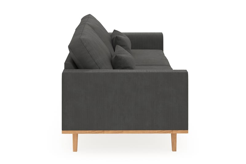 Copenhagen 4-sits Manchestersoffa - Mörkgrå - Möbler - Soffa - 4 sits soffa