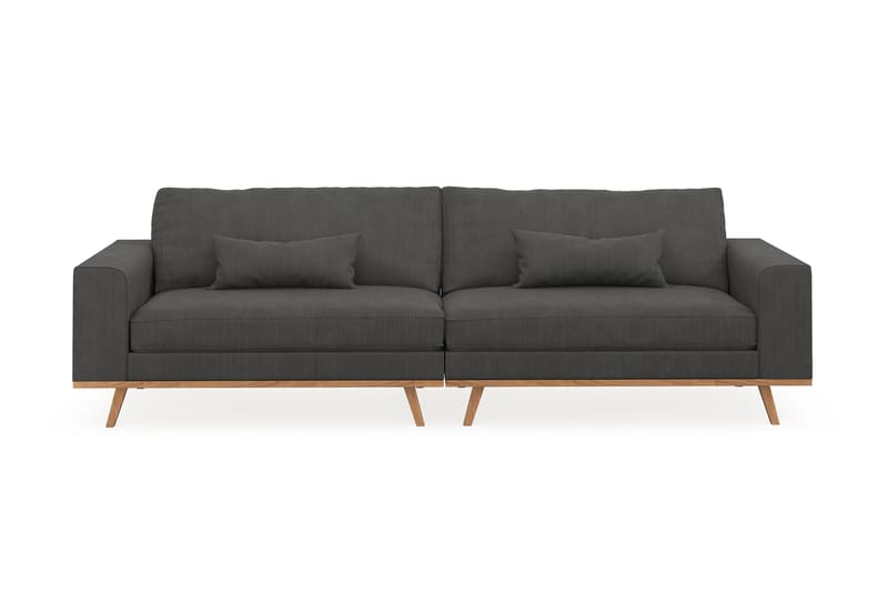 Copenhagen 4-sits Manchestersoffa - Mörkgrå - Möbler - Soffa - 4 sits soffa