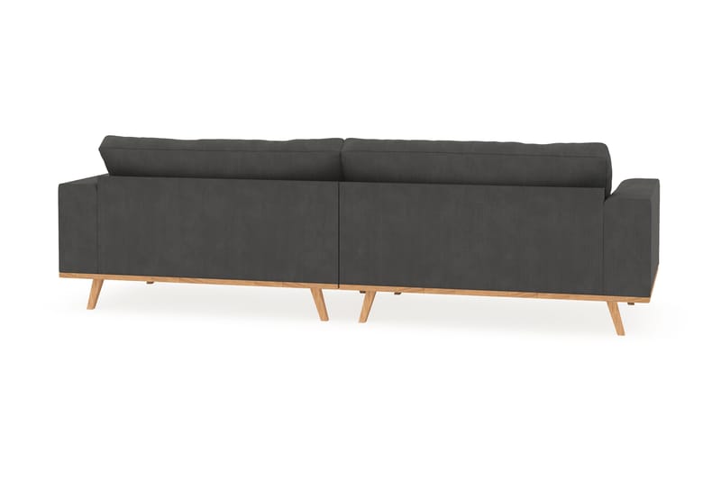 Copenhagen 4-sits Manchestersoffa - Mörkgrå - Möbler - Soffa - 4 sits soffa