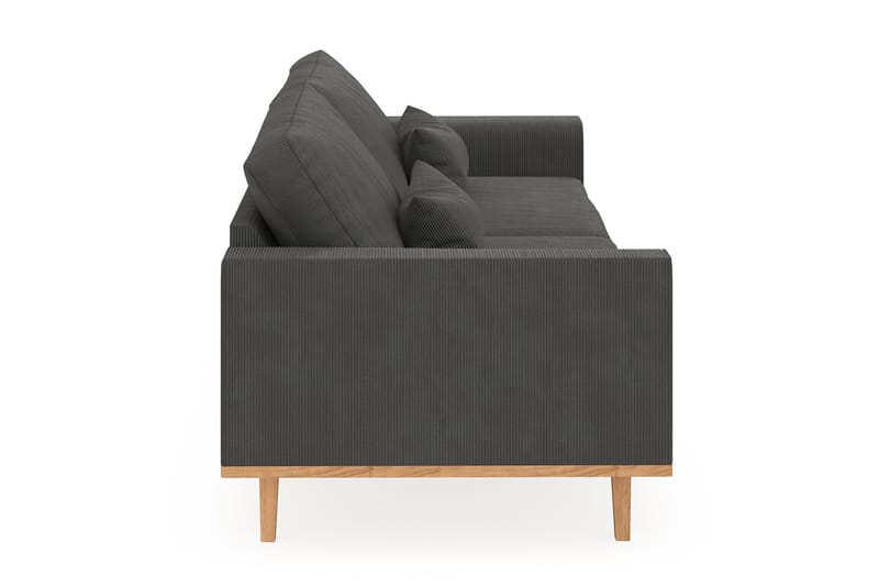 Copenhagen 4-sits Manchestersoffa - Mörkgrå - Möbler - Soffa - 4 sits soffa