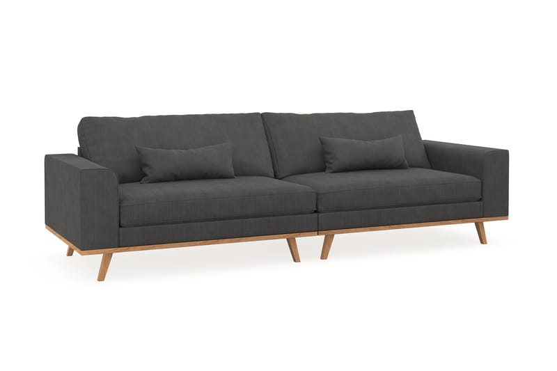 Copenhagen 4-sits Manchestersoffa - Mörkgrå - Möbler - Soffa - 4 sits soffa