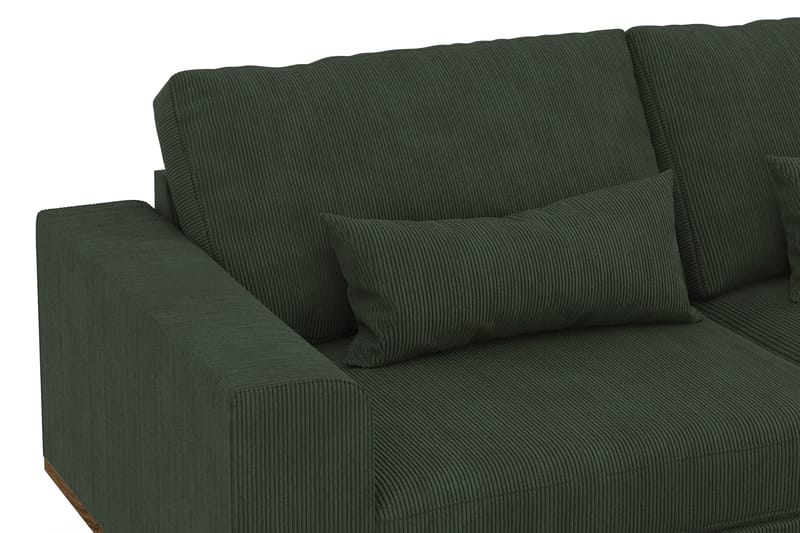 Copenhagen 4-sits Manchestersoffa - Mörkgrön - Möbler - Soffa - 4 sits soffa