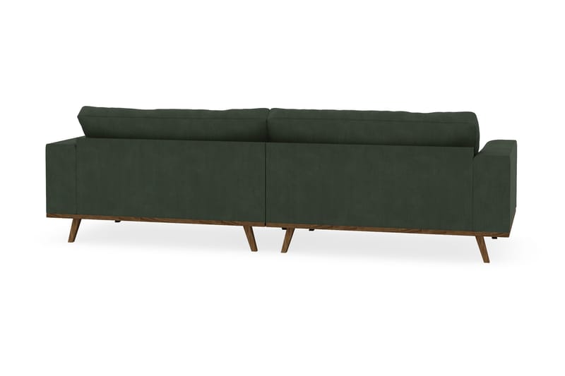 Copenhagen 4-sits Manchestersoffa - Mörkgrön - Möbler - Soffa - 4 sits soffa