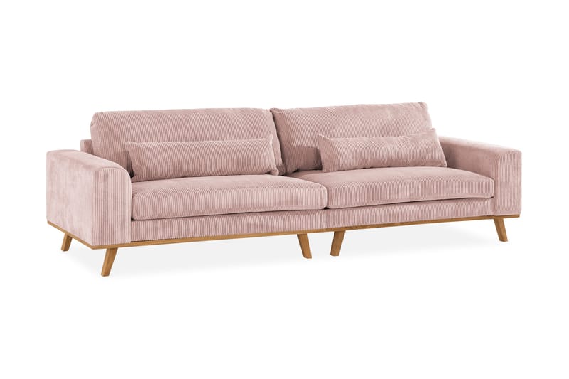 Copenhagen 4-sits Manchestersoffa - Rosa - Möbler - Soffa - 4 sits soffa