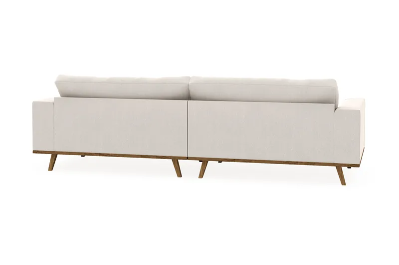 Copenhagen 4-sits Sammetssoffa - Krämvit - Möbler - Soffa - 4 sits soffa