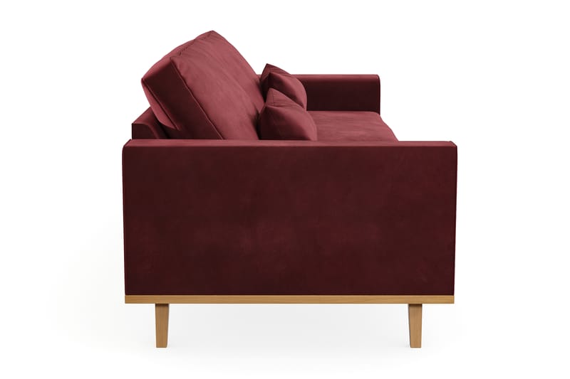 Copenhagen 4-sits Sammetssoffa - Lila - Möbler - Soffa - 4 sits soffa