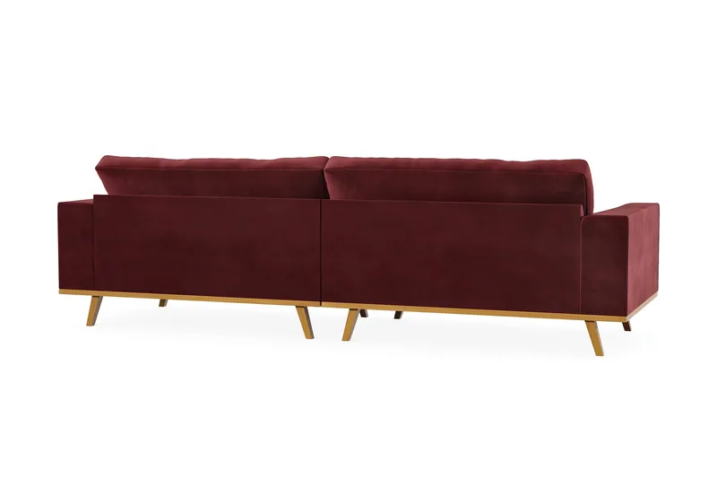 Copenhagen 4-sits Sammetssoffa - Lila - Möbler - Soffa - 4 sits soffa
