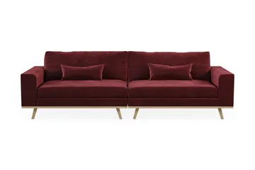 Copenhagen 4-sits Sammetssoffa