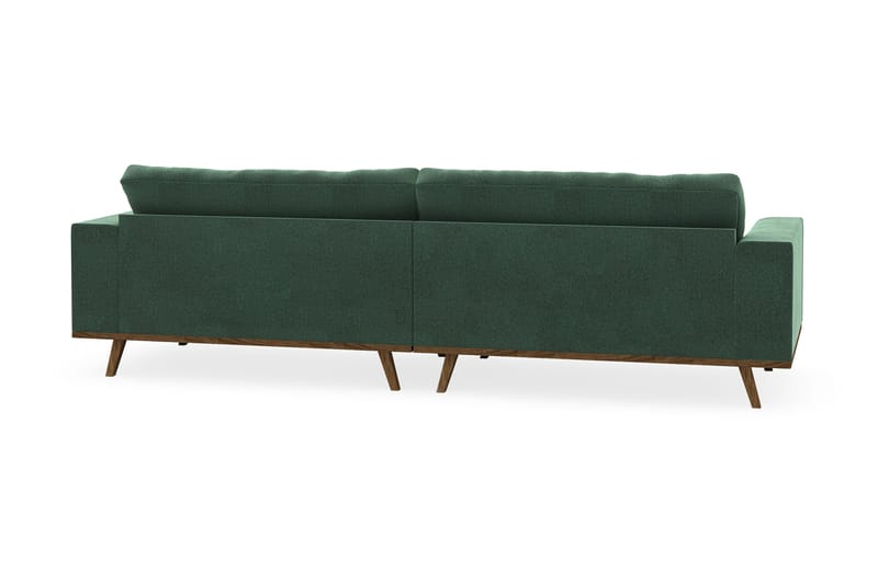 Copenhagen 4-sits Sammetssoffa - Mörkgrön - Möbler - Soffa - 4 sits soffa