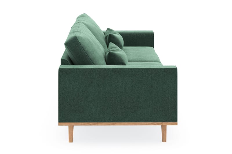 Copenhagen 4-sits Sammetssoffa - Mörkgrön - Möbler - Soffa - 4 sits soffa