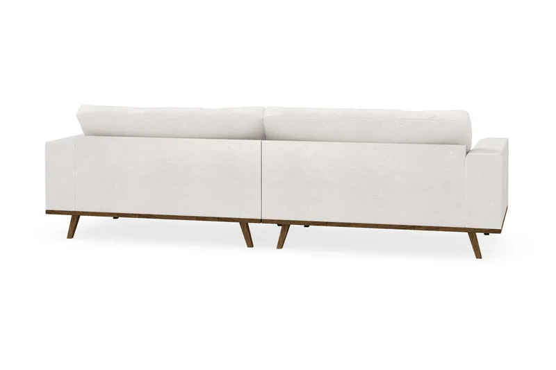Copenhagen 4-sits Soffa i Bouclé - Vit - Möbler - Soffa - 4 sits soffa