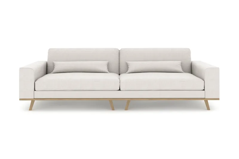 Copenhagen 4-sits Tygsoffa - Ljusgrå - Möbler - Soffa - 4 sits soffa