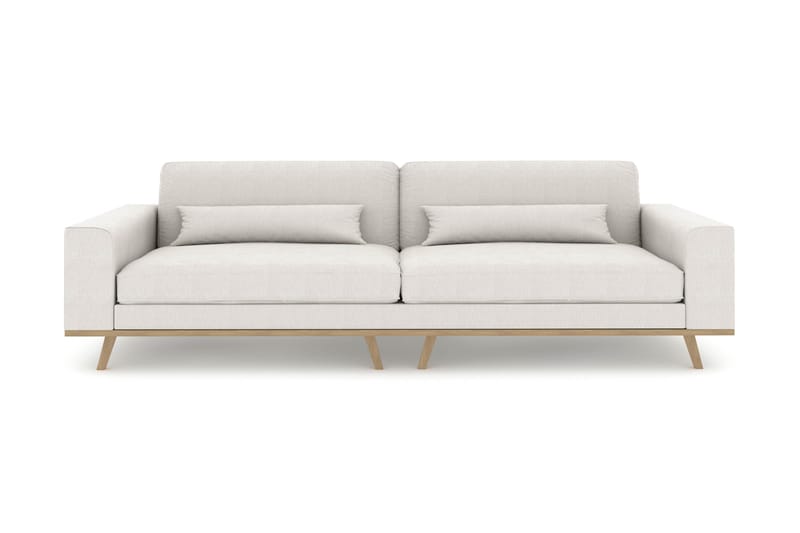 Copenhagen 4-sits Tygsoffa - Ljusgrå - Möbler - Soffa - 4 sits soffa