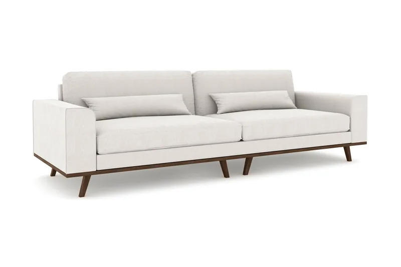 Copenhagen 4-sits Tygsoffa - Ljusgrå - Möbler - Soffa - 4 sits soffa