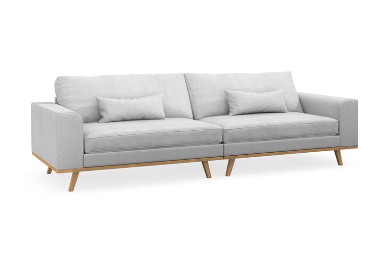 Copenhagen 4-sits Tygsoffa - Ljusgrå - Möbler - Soffa - 4 sits soffa