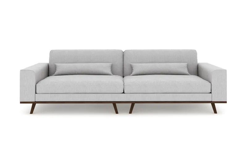 Copenhagen 4-sits Tygsoffa - Ljusgrå - Möbler - Soffa - 4 sits soffa